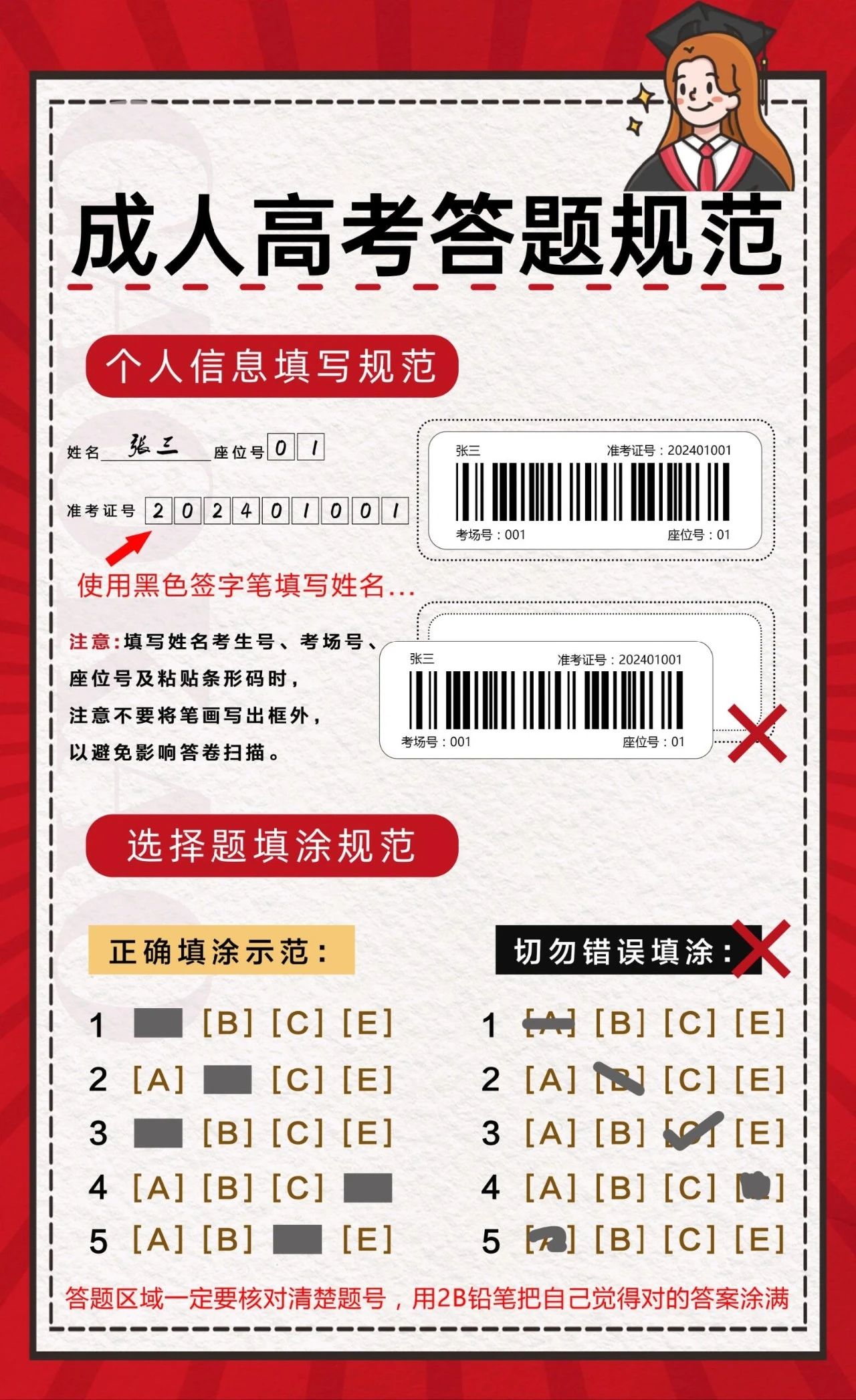 2024年全国成人高考如期开考预祝考生旗开得胜！(图2)