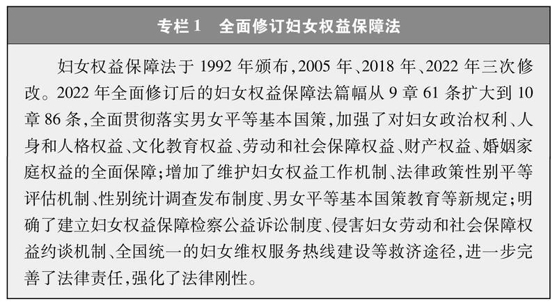 新时代中国推进妇女全面发展的实践与成就(图1)